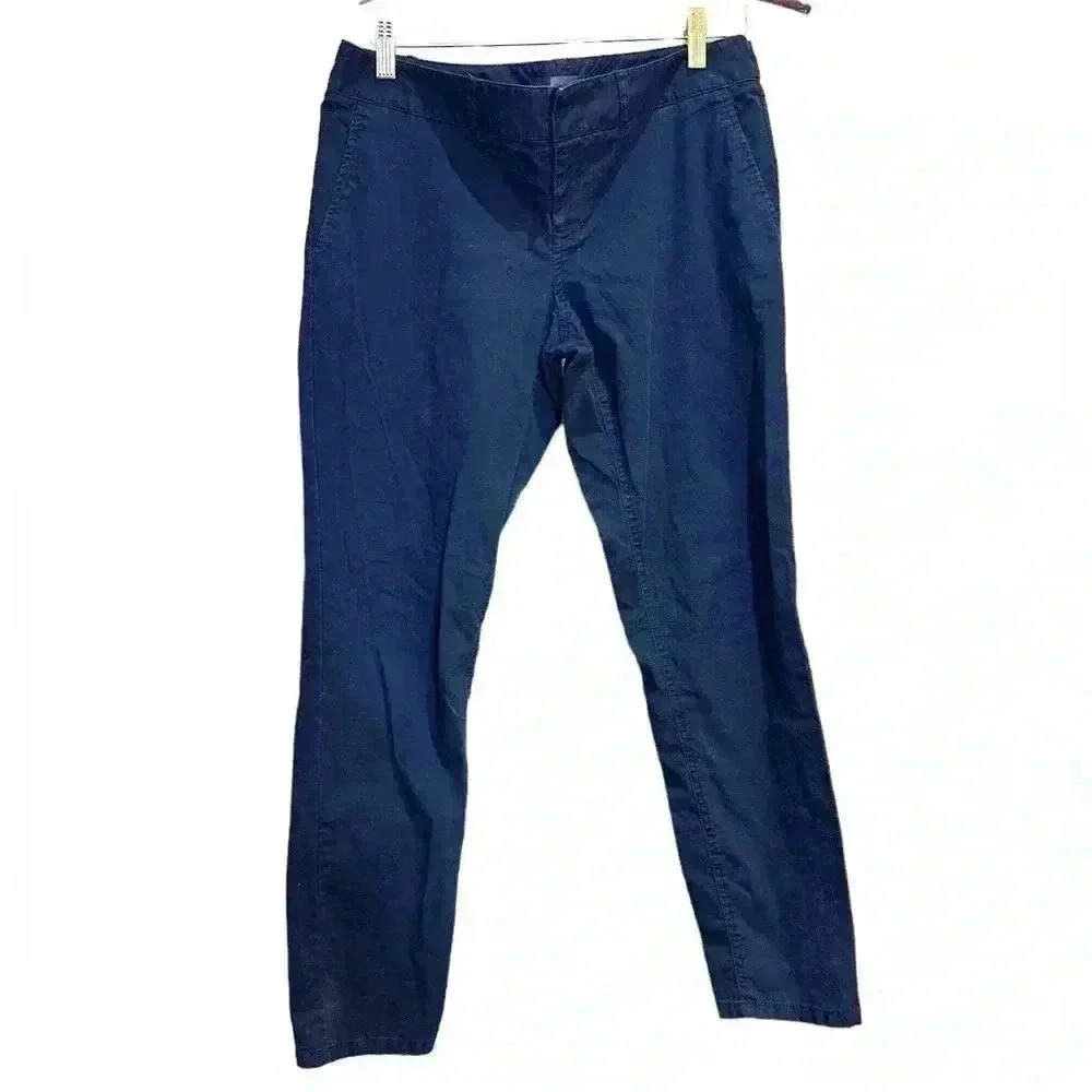 The Limited Navy Blue Size 4 Straight Leg Dress Pant